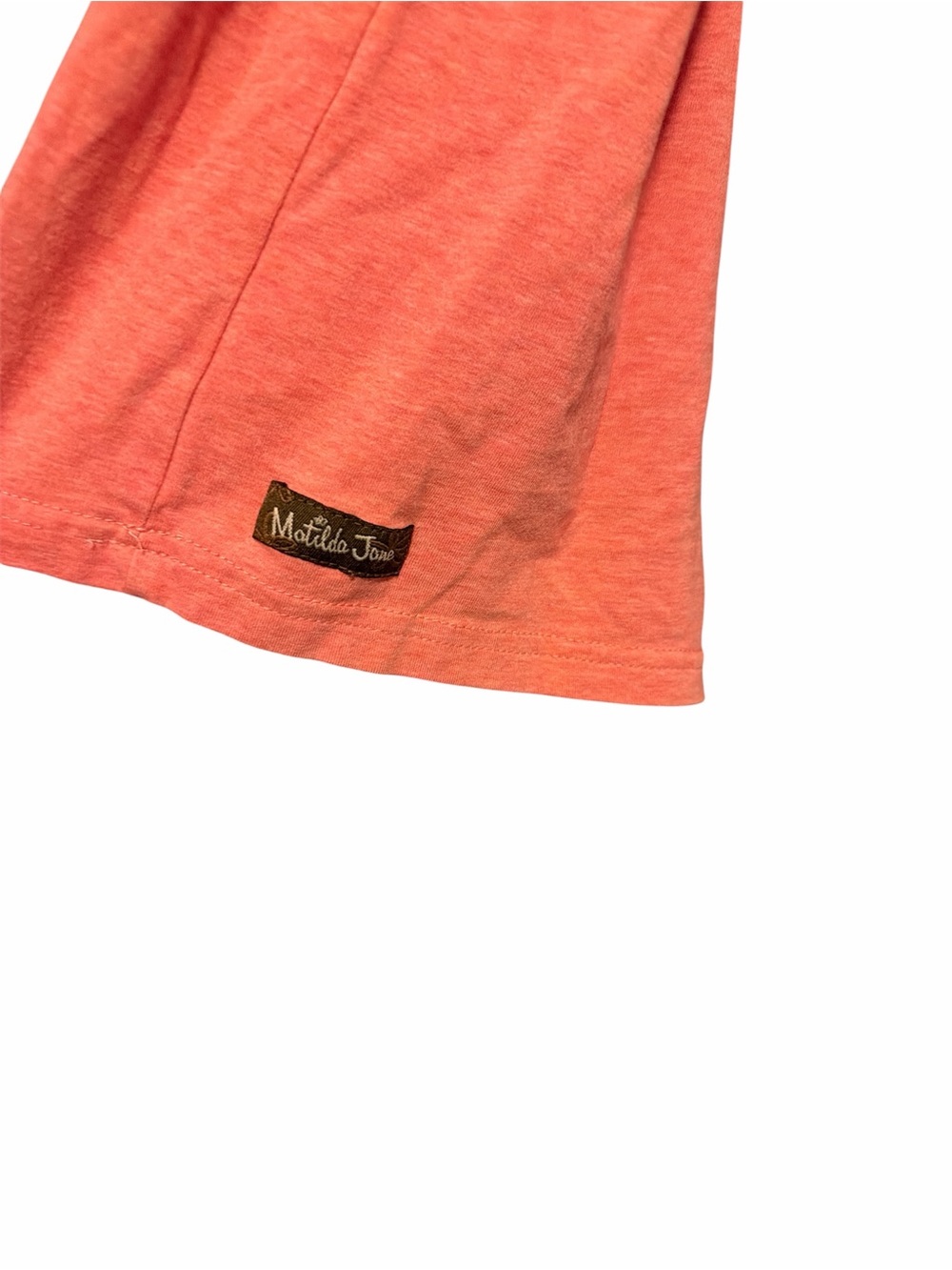 Matilda Jane Coral Pink Crewneck Tee - Picture 2 of 4